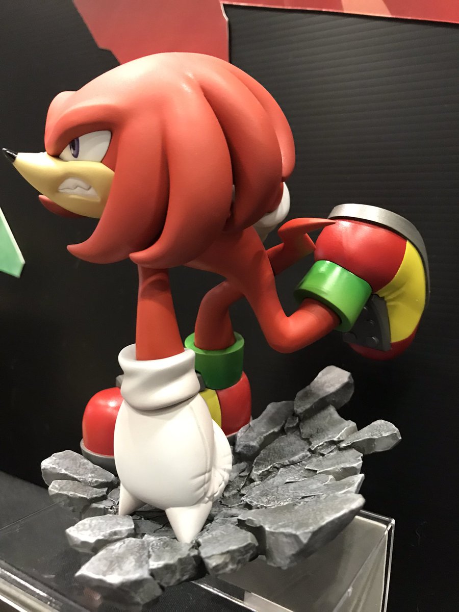 Bulkism_sonic's tweet photo. Kuruha-Studioさん（@Fleet_Cat_World）のナックルズ（展示品）
サイズ感もそうですが、ナックルズの”雄”みの迫力が凄かったです💪🔥
展示のみですが…これはソニさんと並べたいフィギュアですね。 https://t.co/Sr1Hh5zsBc