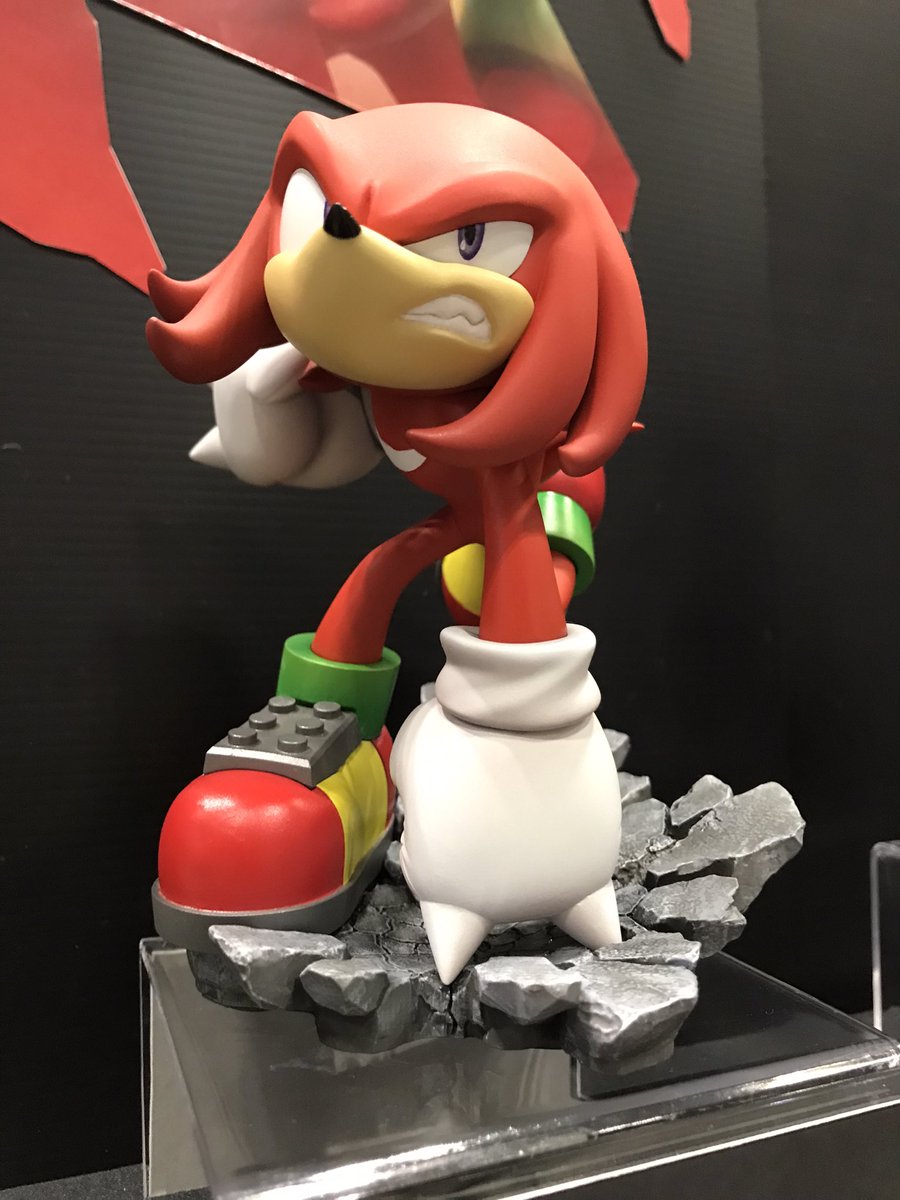 Bulkism_sonic's tweet photo. Kuruha-Studioさん（@Fleet_Cat_World）のナックルズ（展示品）
サイズ感もそうですが、ナックルズの”雄”みの迫力が凄かったです💪🔥
展示のみですが…これはソニさんと並べたいフィギュアですね。 https://t.co/Sr1Hh5zsBc