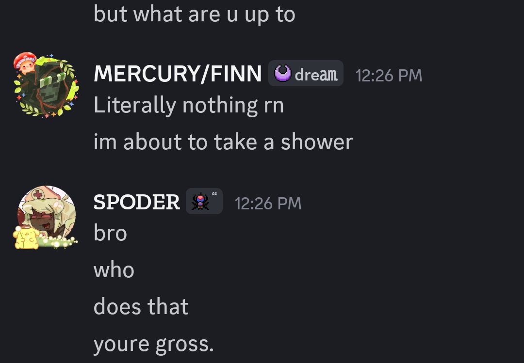 leakingmercury's tweet photo. @SPIDER_233 I dont think i want to bruh https://t.co/KTsuNdlTXN