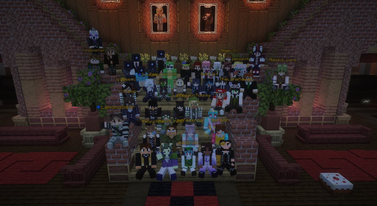 shadowgtvp's tweet photo. #BugPunch is now over... and it was the night of our lives. 🤍🖤

Big ups to EVERYONE involved in BugPunch. If you told my 11-year-old self that I would be performing a LIVE musical in Minecraft, I wouldn't have believed it. That's why I kept my username, for that kid back then. https://t.co/lMGwkpbEN1