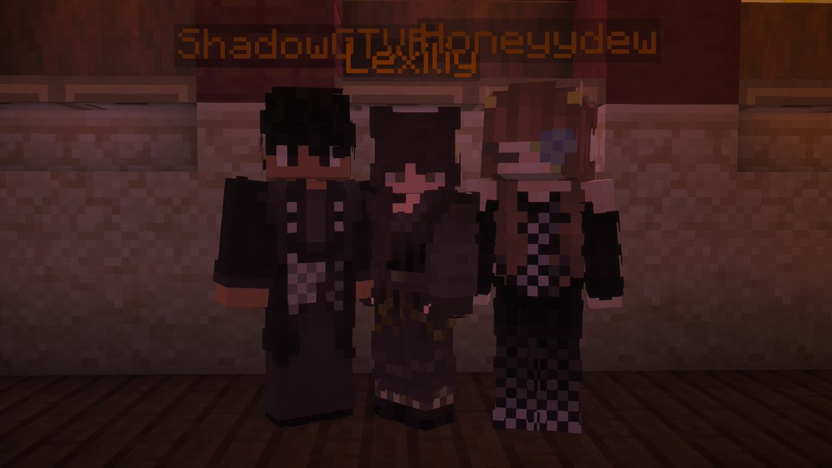 shadowgtvp's tweet photo. #BugPunch is now over... and it was the night of our lives. 🤍🖤

Big ups to EVERYONE involved in BugPunch. If you told my 11-year-old self that I would be performing a LIVE musical in Minecraft, I wouldn't have believed it. That's why I kept my username, for that kid back then. https://t.co/lMGwkpbEN1