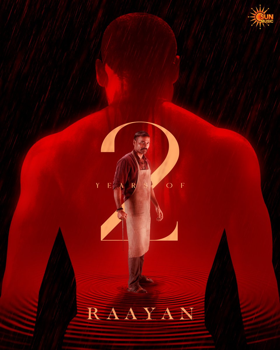 SunMusic's tweet photo. ராயனும் வருவான் தீயா🔥🥵

#SunMusic #2YearsOfRaayan #Raayan #Dhanush #SJSuryah  #ARRahman https://t.co/lvvd00U8TQ
