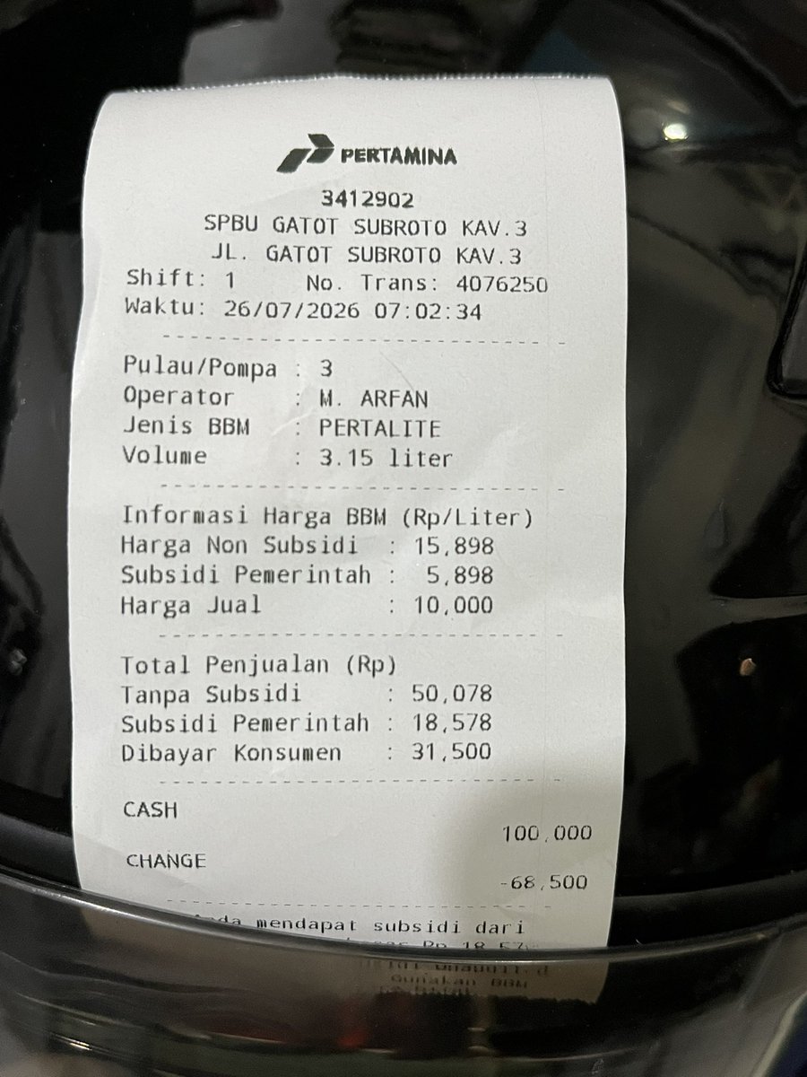 Supersteeer's tweet photo. Saatnya pengetesan konsumsi bbm😎 dapet AVG 34,5km/L👍 masih cincay laah- https://t.co/WBBek1CJZW