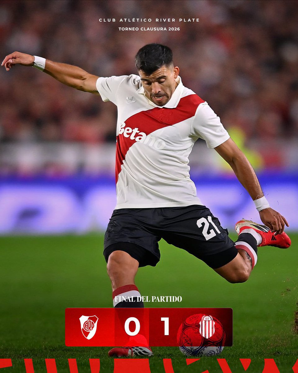 Siemprelaliga2's tweet photo. #River | EL Millonario perdio 0- 1 contra #BarracasCentral 

Con el único ⚽️ Gol de Barracas (Morales)

Vía: @sofiaanibal https://t.co/PvyYel8I8a