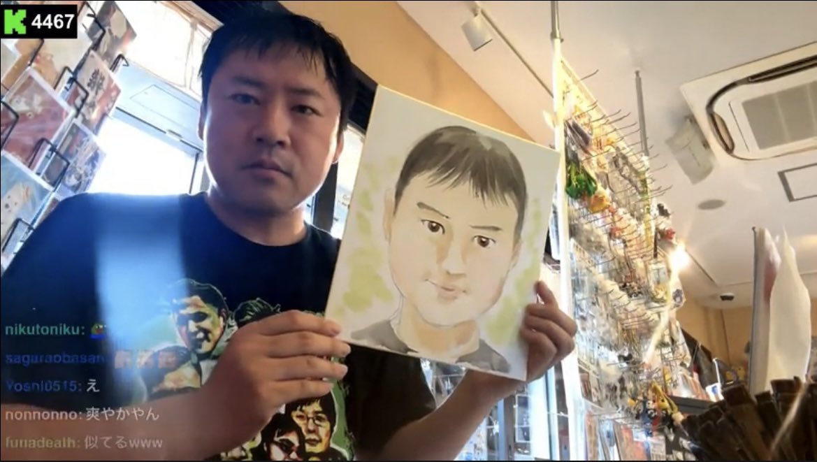 nowprinting2525's tweet photo. とっても素敵な似顔絵を描いてもらいました☺️ https://t.co/wjyz53rIlG