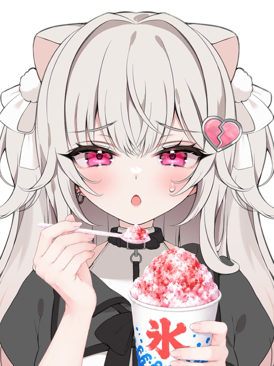 __chiyume's tweet photo. おはよ💞
今年はかき氷食べた？🍧✨
私は練乳イチゴ一択だよ🤭

#おはようVTuber https://t.co/IIIq34Brm1