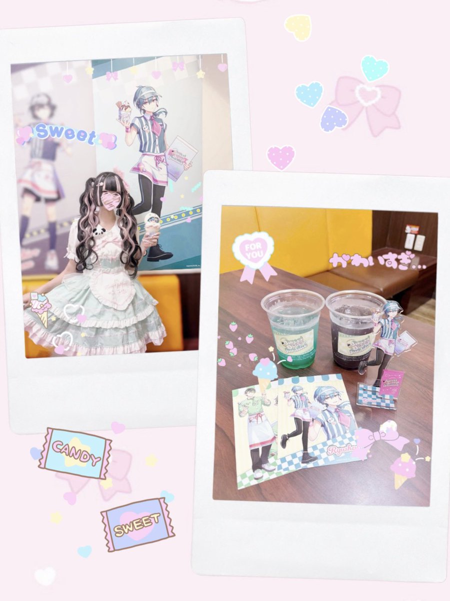 midornyan's tweet photo. まねきねこコラボたのしかった^⸝⸝ɞ̴̶̷ ·̫ ∩⸝⸝^🍦💞 https://t.co/7lLgMXAOVD