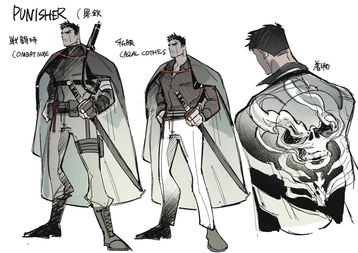 animeupdates's tweet photo. Here's a look at the Punisher from the new Marvel × Kadokawa partnership https://t.co/hKVei05a79