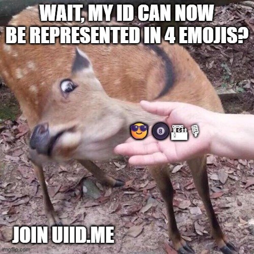Web4_APP's tweet photo. "What's your digital identity?"
"Oh, it's just 🍕🚀🐼🔥."
No more dictating endless letters and numbers over the phone—UIID v2.9 turns your Core ID into emojis &amp; short words. Try it at https://t.co/eOcKyGNUJm https://t.co/FBDquJNeXa
