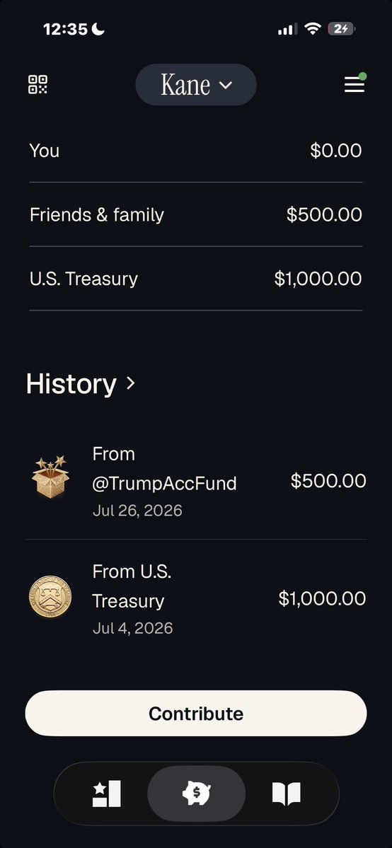 BrandonChi1805's tweet photo. @TrumpAccFund  it’s real how amazing is that. Thank you for the contribution to my sons future 🔥💯❤️ https://t.co/m3jAAIvD8I