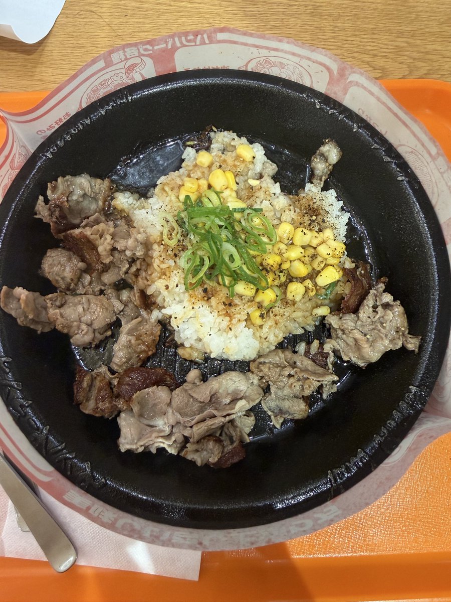 coco33555's tweet photo. ペッパーランチの肉大盛り
肉、少なくないかな。。こんなものなのか。
#ノースポートモール #ペッパーランチ https://t.co/RpmzwmcqRa