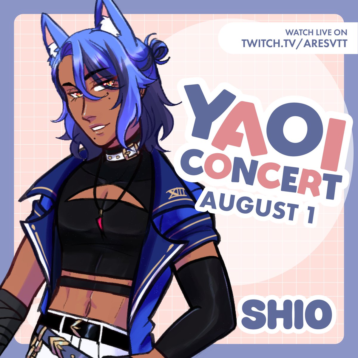 ShioriArts's tweet photo. ⛓️【 ANNOUNCEMENT 】⛓️

I'm so honored and excited to announce that I'll be apart of @aresvtt 's Yaoi Concert!! Everyone's worked so hard and I can't wait for yall to see what's been cooked🗣🔥

Plz stop by to support me and everyone in the concert 💙

📆August 1st
⏰5 PM EST https://t.co/KlLaJeAtTU