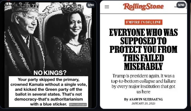 grumpyoldmn65's tweet photo. So We hate The Ds' and The Rs' in Congress
We like Bernie and Capitalism
We Hate Socialisms
Mildly dislike AI yet hate AOC as much as JD Vance
And of Course Hate Trump Less than We Hate Socialism? #Socialisms #Capitalisms 
Truth is that People in America are really fucking Stupid.