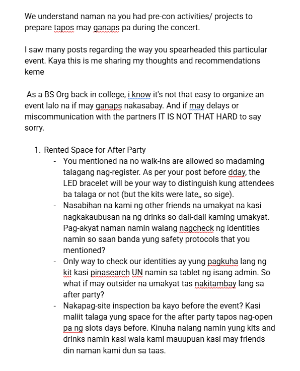 chan_shikness's tweet photo. Hi @ilhoonday_1004 posting this as one of the attendees so i got to experience how you handled events firsthand <3 hope you take this a constructive criticism since this is improvement, thanks ! https://t.co/WOD5E0mHfA