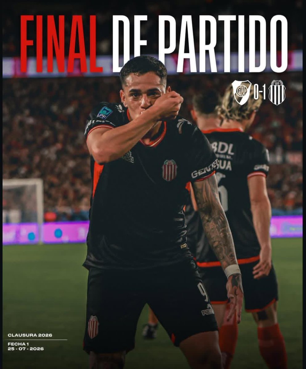 Siemprelaliga2's tweet photo. #BarracasCentral | TRIUNFO HISTÓRICO EN EL MONUMENTAL

Barracas Central derrotó 1-0 a #River  en el Estadio Monumental por la primera fecha del #TorneoClausura 2026 y consiguió su primera victoria oficial ante el conjunto de Núñez. https://t.co/ki3VtnjtC9