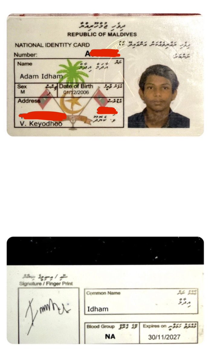 HKurusee's tweet photo. Update

This guy Adam Idhaam (HDC staff) was also riding that night.

Plate no. AA0S-P8064

Orange and black Exciter 155.

He’s hiding his face on Instagram so I got something better.

Thiburoazuge / V. Keyodhu

They’re no different from gang murderers. They kill people and these guys also kill people by driving recklessly. So the public need to know who these people are.