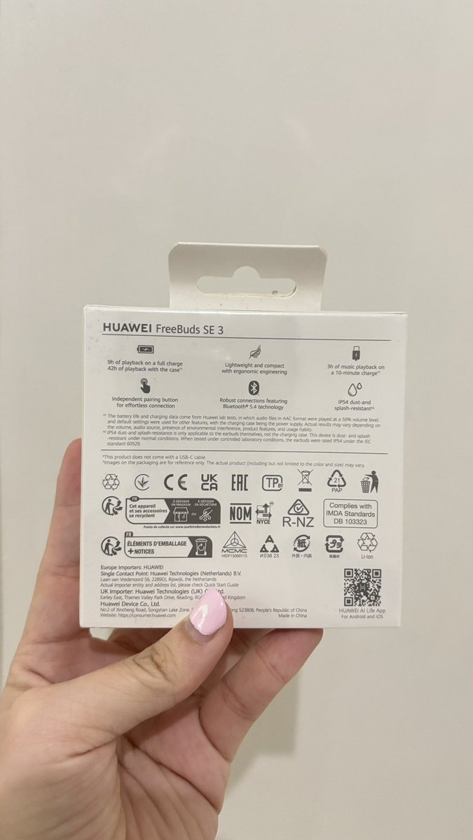 snoopyjww's tweet photo. wts huawei freebuds se 3 
- price 300k 

tags : wts huawei freebuds airbuds pro https://t.co/4vlmSnOpFV