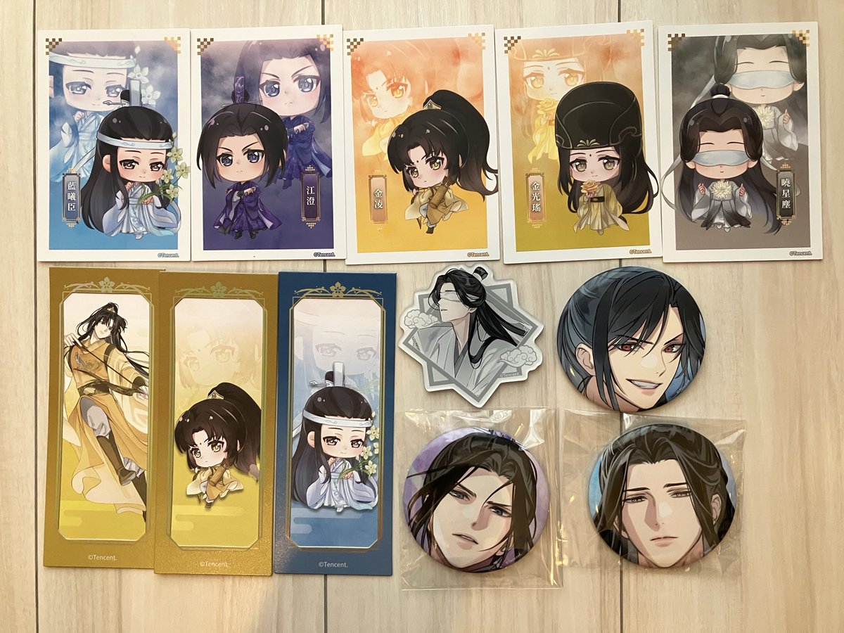 asatedu's tweet photo. 【交換・譲渡】魔道祖師　POP UP 花神
譲　画像のもの
求　チェキ風カード（等身）　藍忘機
　　チェキ風カード（ミニ）　魏無羨
　　その他、藍忘機&amp;魏無羨のマグネット等

異種交換可能です。
よろしくお願いいたします。 https://t.co/mO3xe8uJCo