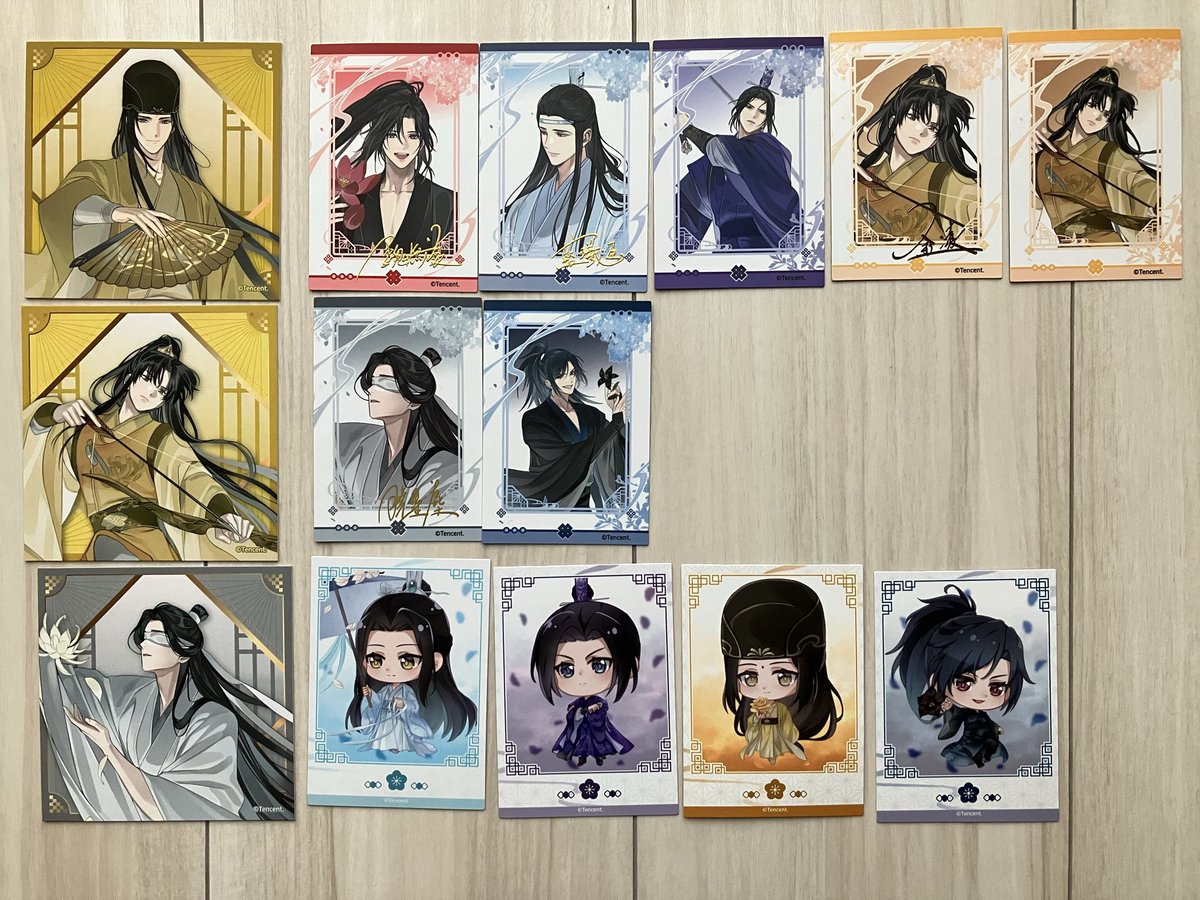 asatedu's tweet photo. 【交換・譲渡】魔道祖師　POP UP 花神
譲　画像のもの
求　チェキ風カード（等身）　藍忘機
　　チェキ風カード（ミニ）　魏無羨
　　その他、藍忘機&amp;魏無羨のマグネット等

異種交換可能です。
よろしくお願いいたします。 https://t.co/mO3xe8uJCo