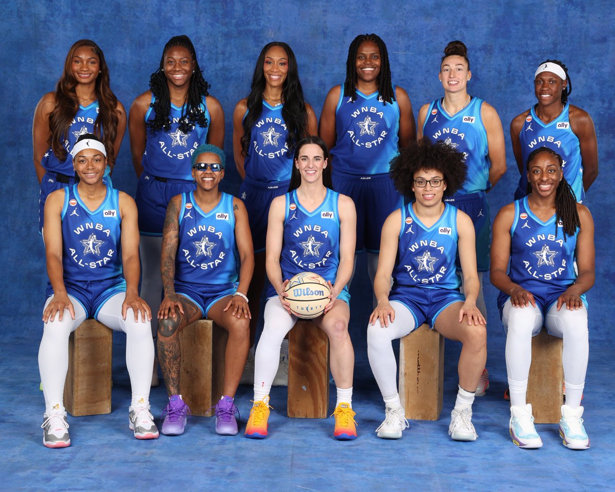 WNBA's tweet photo. All-Star Class of 2026 ⭐️

#WNBAAllStar2026 | @ATT https://t.co/u113Msvpzf