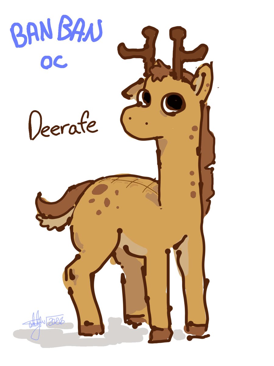 NinjagoWeeping's tweet photo. Deerafe #gartenofbanban #oc https://t.co/bmWoN0PCIP