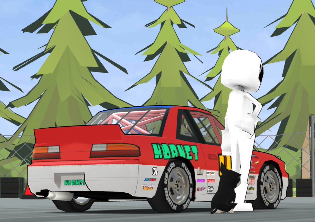 speebmeister's tweet photo. started playing FR legends recently, immediately recreated the daytona usa hornet. https://t.co/z0QL1SzSj4