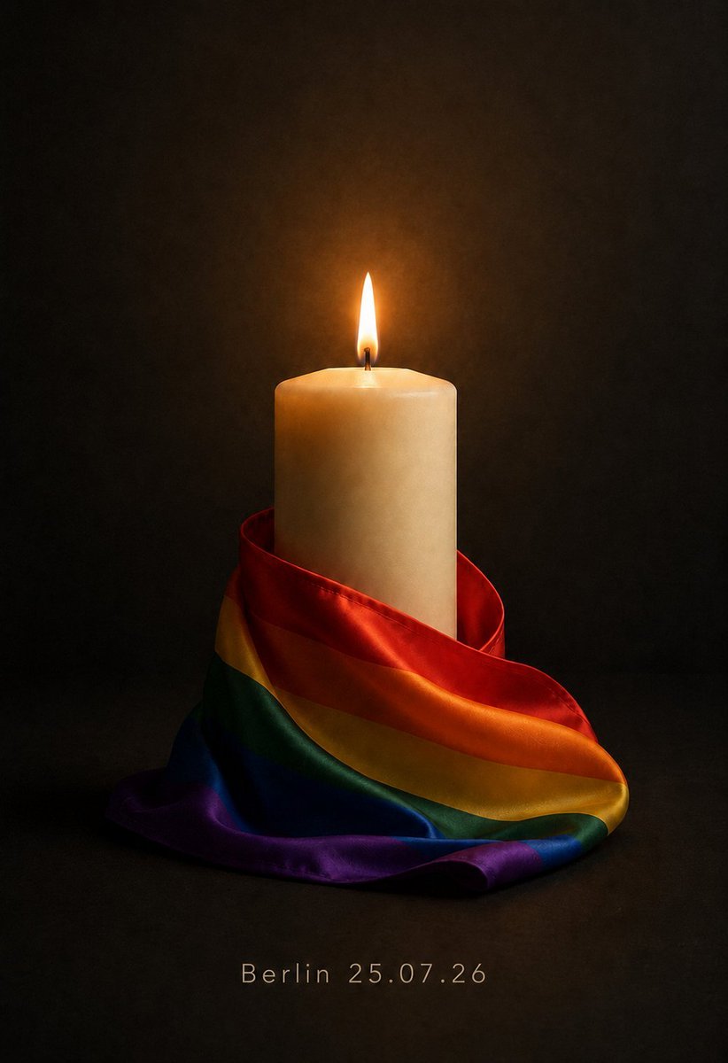 der_veganer's tweet photo. In Gedanken bei den Opfern und Angehörigen. 
#CSD https://t.co/6KVUK5Zlwy