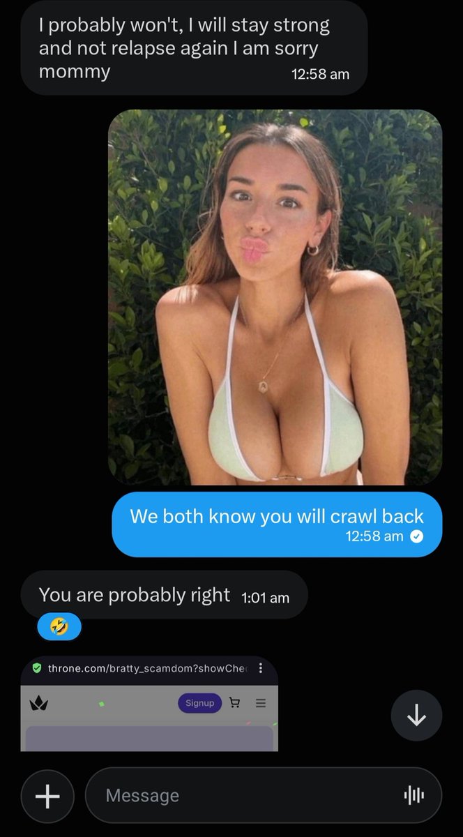 bratty_scamdom's tweet photo. Here we go~ How can dumb losers like you even resist Mommy, huh? Just be grateful that you're getting to CLICK and SEND for me <3 

manscam piggy catfish wallet https://t.co/uEaZJXj7yy