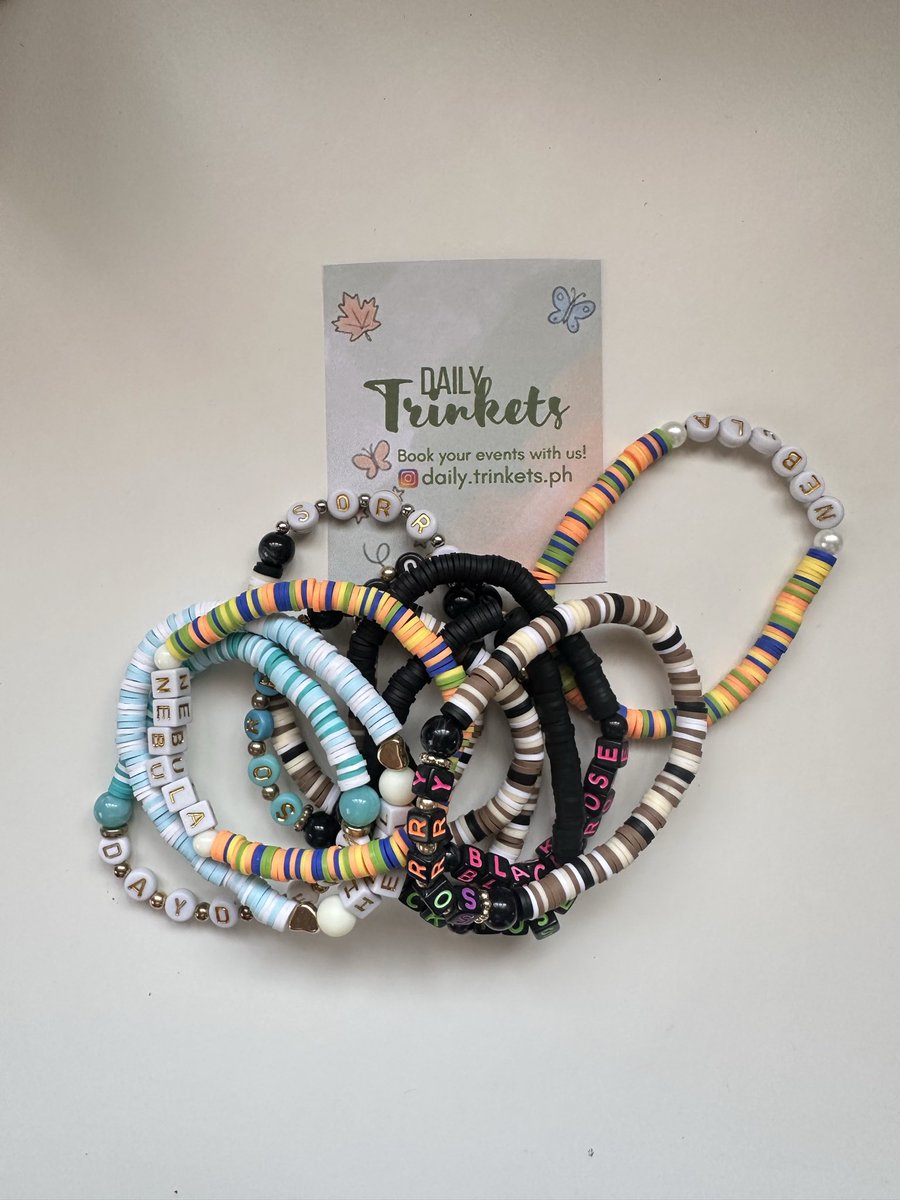 jaegongju's tweet photo. Will be selling these friendship bracelets at the #RosetopiaInManila #TheRose concert at MOA! DM for derails and orders!

We can also customize~ https://t.co/5ih4BGsXu4