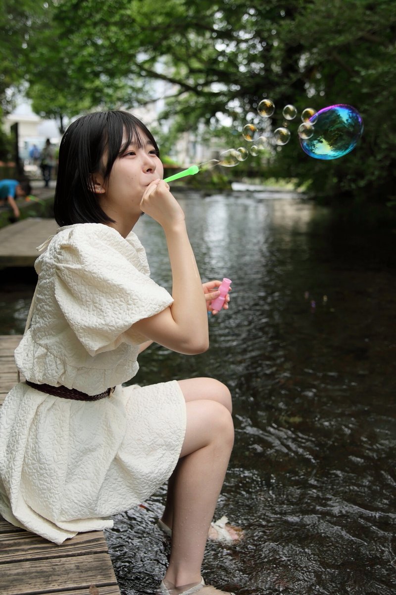 39_ku39's tweet photo. Model みいさん                    
シャボン玉、上手

@mii_model0423
#ポートレート #portrait https://t.co/RoFn4FMvgr