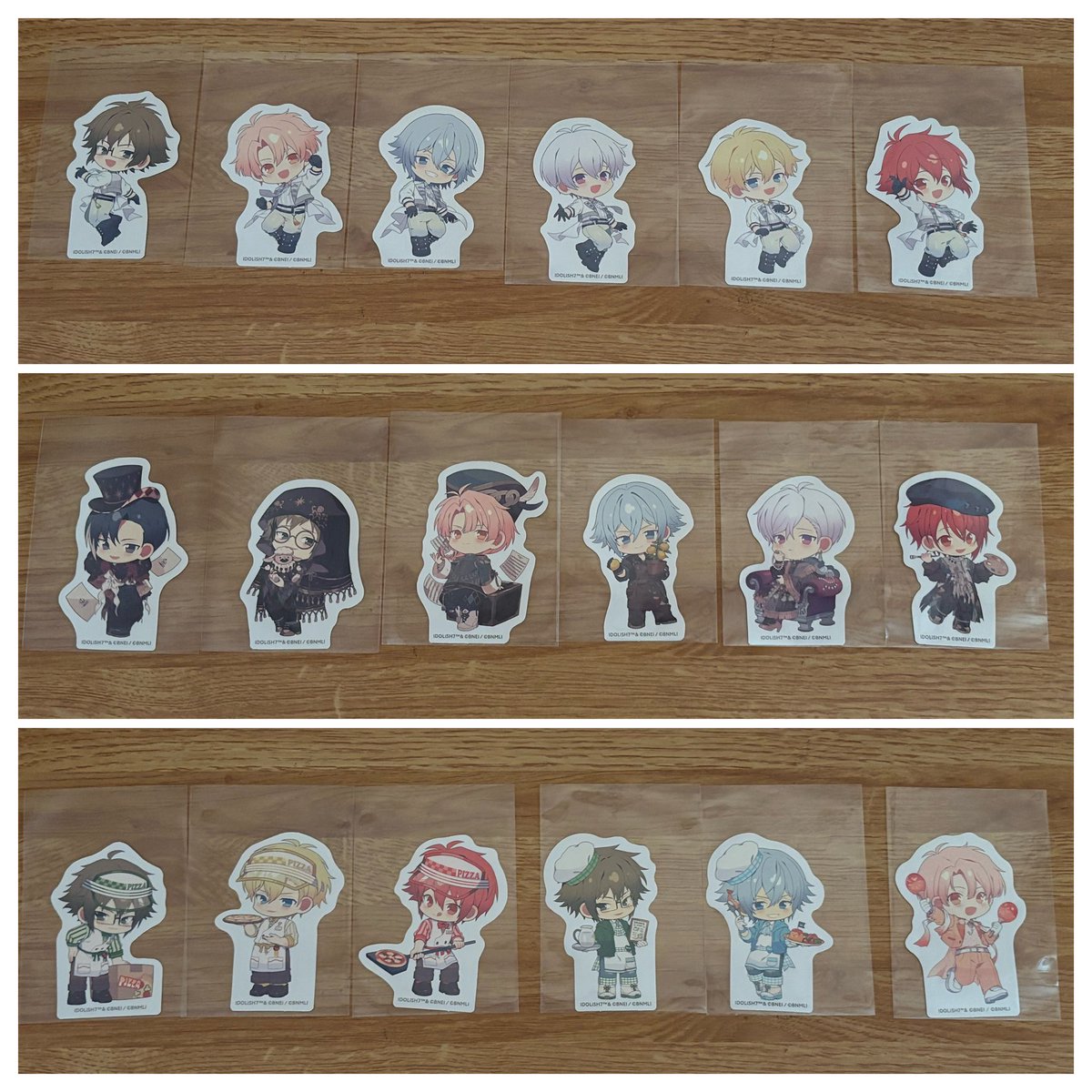 ktt1bb3's tweet photo. @no_TL
【交換】
アイナナ アニカフェ 

譲：
一織、大和、三月、環、壮五、ナギ、陸

求：
コースター 🍕ピザ 壮五1
ステッカー 🍕ピザ 三月1

コンプ目的です。
希望数あるため推しも交換に出しております。
郵送希望です。宜しくお願いいたします。 https://t.co/fLUvCf4Fhu
