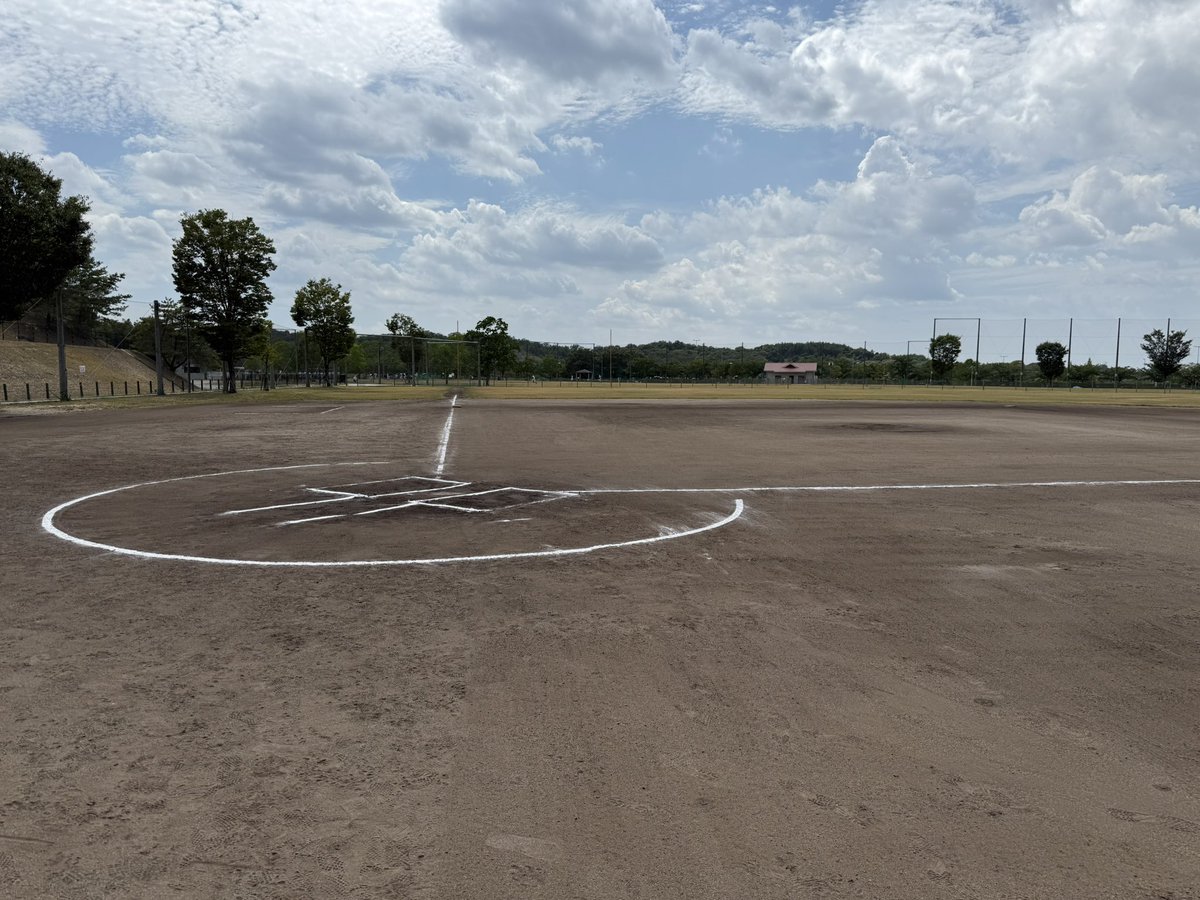 624Sakigake's tweet photo. 今日のグラウンド⚾️ https://t.co/09L6uzvZYq