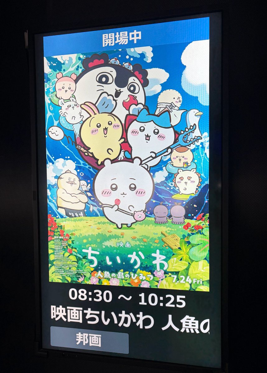 sugar_ella's tweet photo. 朝一ちいかわみてきた
夜はフジロック Angine de Poitrineが楽しみﾈ https://t.co/O4gvTn1nt4
