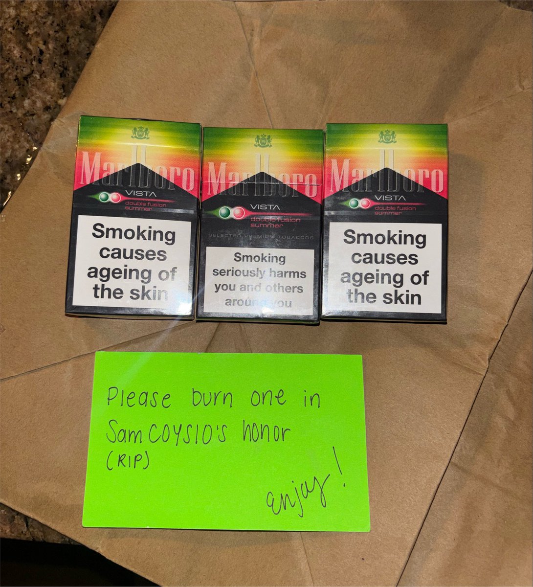 SamCOYS10_'s tweet photo. Uber package from @tiffffff_ 

What an absolute Legend https://t.co/OkIqW26jl8