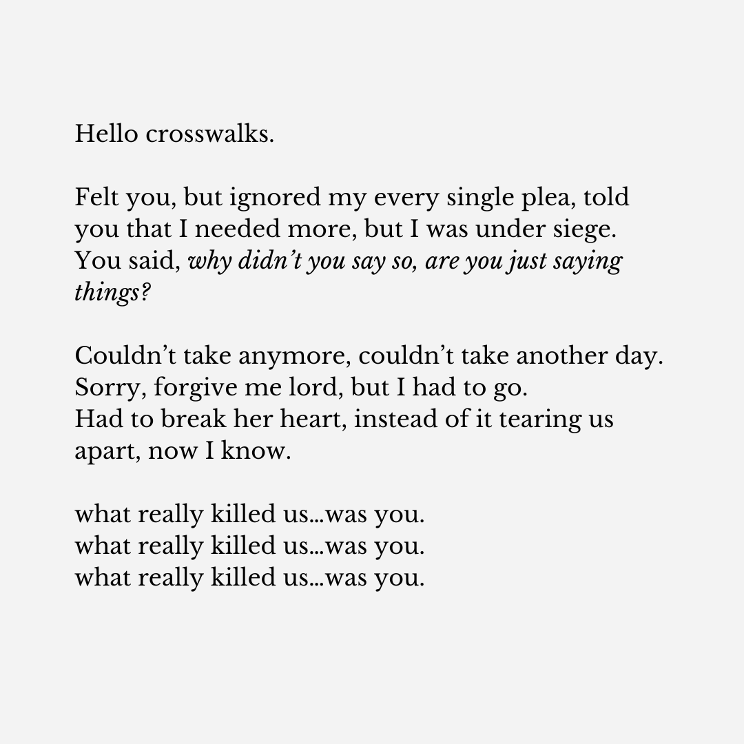 thisguypax's tweet photo. Hello Crosswalks
#poetry #poem https://t.co/0uwOVeNTob