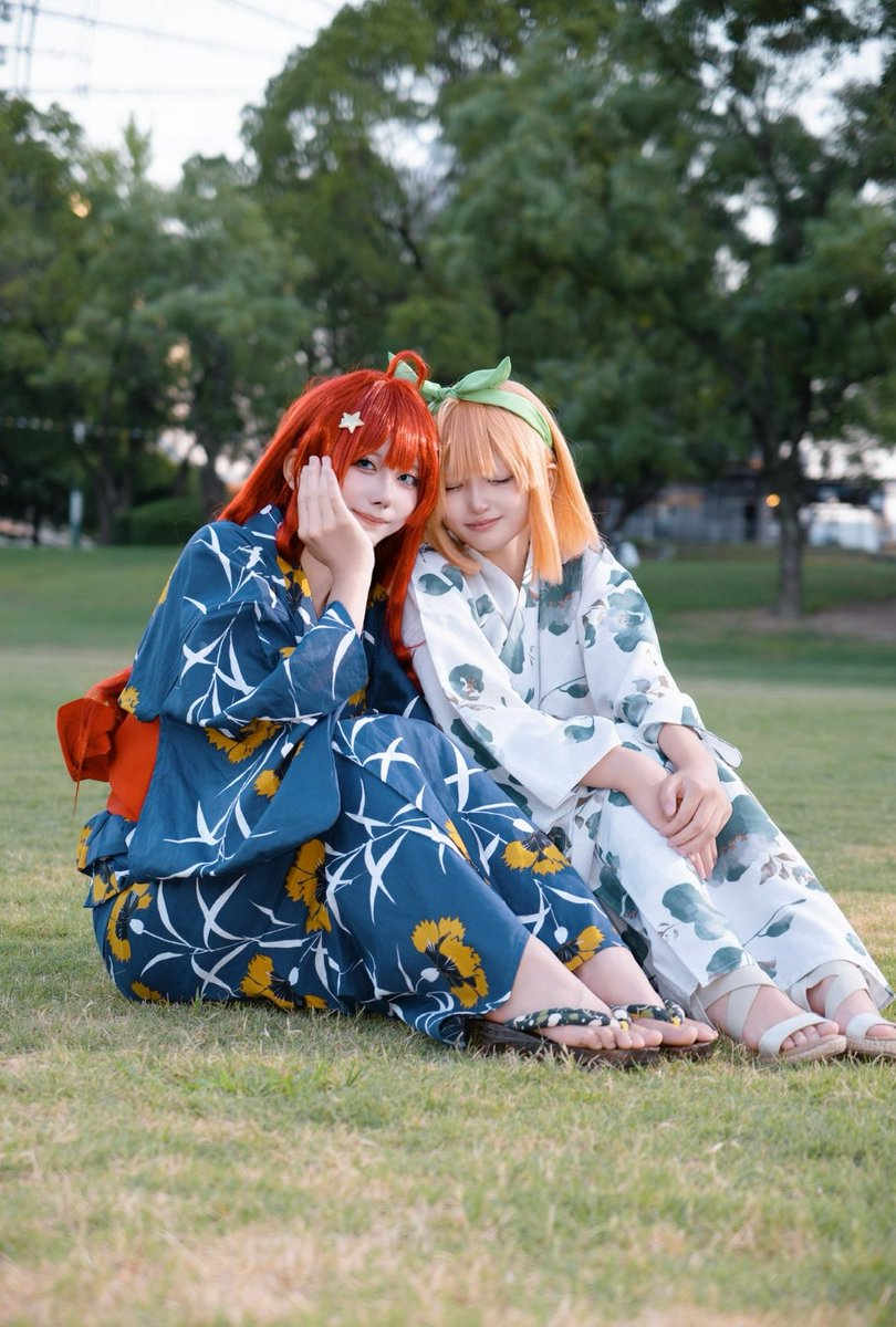 m__ui10's tweet photo. 五等分の花嫁/cos

「夏祭りは私たちにとって、
　　　　　また一つ思い出が増える日」

📸→@02xxf さん
#アコスタ万博夏祭り 
#五等分の花嫁コスプレ https://t.co/DdRNXmIKRV