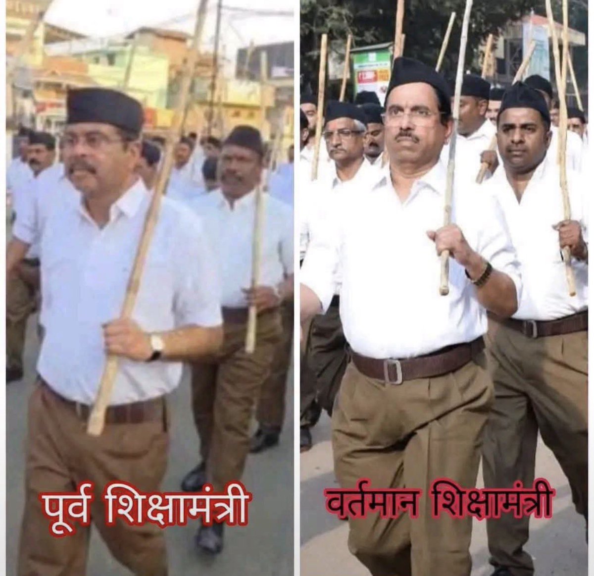 LambaAlka's tweet photo. केंद्र की @narendramodi सरकार ने भारत 🇮🇳 के शिक्षा मंत्रालय को @RSSorg के हाथों गिरवी रखा हुआ है- @EduMinOfIndia 
देश का शिक्षा मंत्री संघ की शाखों से टूटे-गिरे-सड़े हुए फलों जैसा है - जो पूरी शिक्षा व्यवस्था में एक सड़न और बदबू पैदा कर रहा है.
हमें इसका मिलकर विरोध करना चाहिए, नहीं तो RSS यूँ ही शिक्षण संस्थानों,विश्वविद्यालयों के उच्च पदों पर संघी मानसिकता के लोगों को बैठता रहेगा और देश की शिक्षा प्रणाली को अंदर ही अंदर दीमक की तरह खोखला करता रहेगा और देश के भविष्य और छात्रों के साथ खिलवाड़ होता रहेगा.

@RahulGandhi @INCIndia @kharge @priyankagandhi @kcvenugopalmp @Jairam_Ramesh @Pawankhera @PriyankKharge @nsui @IYC @MahilaCongress @PTI_News @AHindinews @ANI