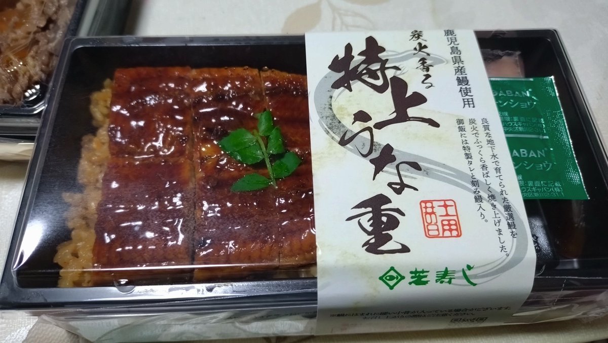 bookstakada_'s tweet photo. おひるごはんうな　特上は自分のじゃないけど食べきれないからって一切れだけもらって食べた　柔らかかったうなよ https://t.co/SJ8WmvBXbD