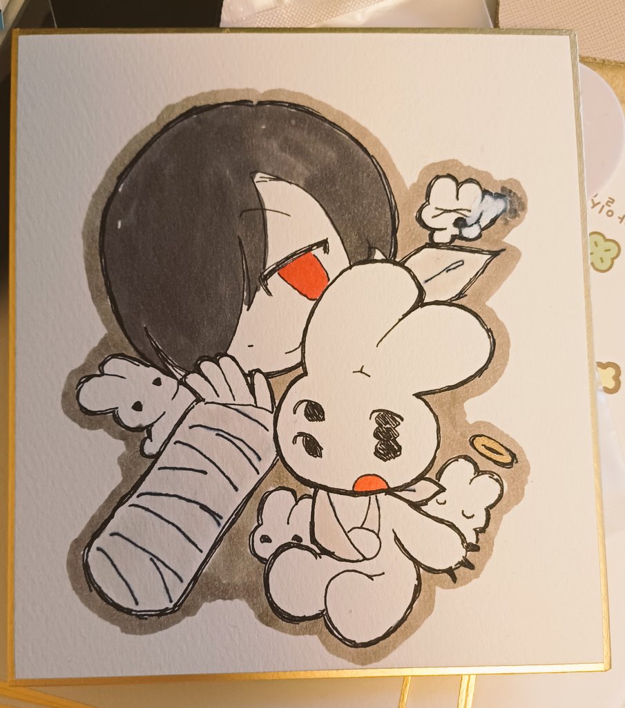 D__nokonoko's tweet photo. 그려볼일이 있어서... 🐰 https://t.co/O6GdIBz5J0