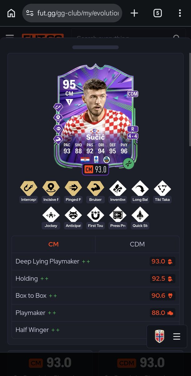 Adwait17's tweet photo. Hi. Is the evolution sync not working properly? 
I am still shown the old GG rating on some. And for some, the sync isnt working say for example Foden. 

Screenshot attached 
@FUTxGG https://t.co/gq1JbLl5vU