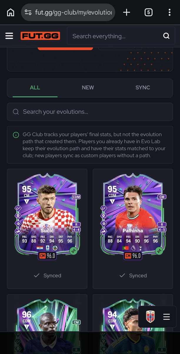 Adwait17's tweet photo. Hi. Is the evolution sync not working properly? 
I am still shown the old GG rating on some. And for some, the sync isnt working say for example Foden. 

Screenshot attached 
@FUTxGG https://t.co/gq1JbLl5vU
