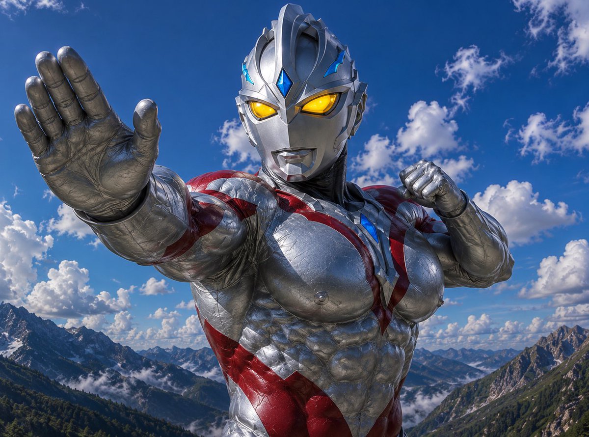 dsenglas's tweet photo. A giant doesn’t become a legend because of his size… but because of the strength to protect.” ⚡

Standing above the mountains, watching over every horizon.
Power isn’t about destruction—it’s about carrying the responsibility to defend those below.

Every battle leaves a mark.
Every victory demands another challenge.
The mission never ends.

Rise. Protect. Inspire.

#Ultraman #GiantOfLight #Hero #Kaiju #Tokusatsu #EpicScale #Cinematic #DigitalArt #CGI #SciFi #Legend #Protector #MountainGuardian #FantasyArt #EpicPhotography
