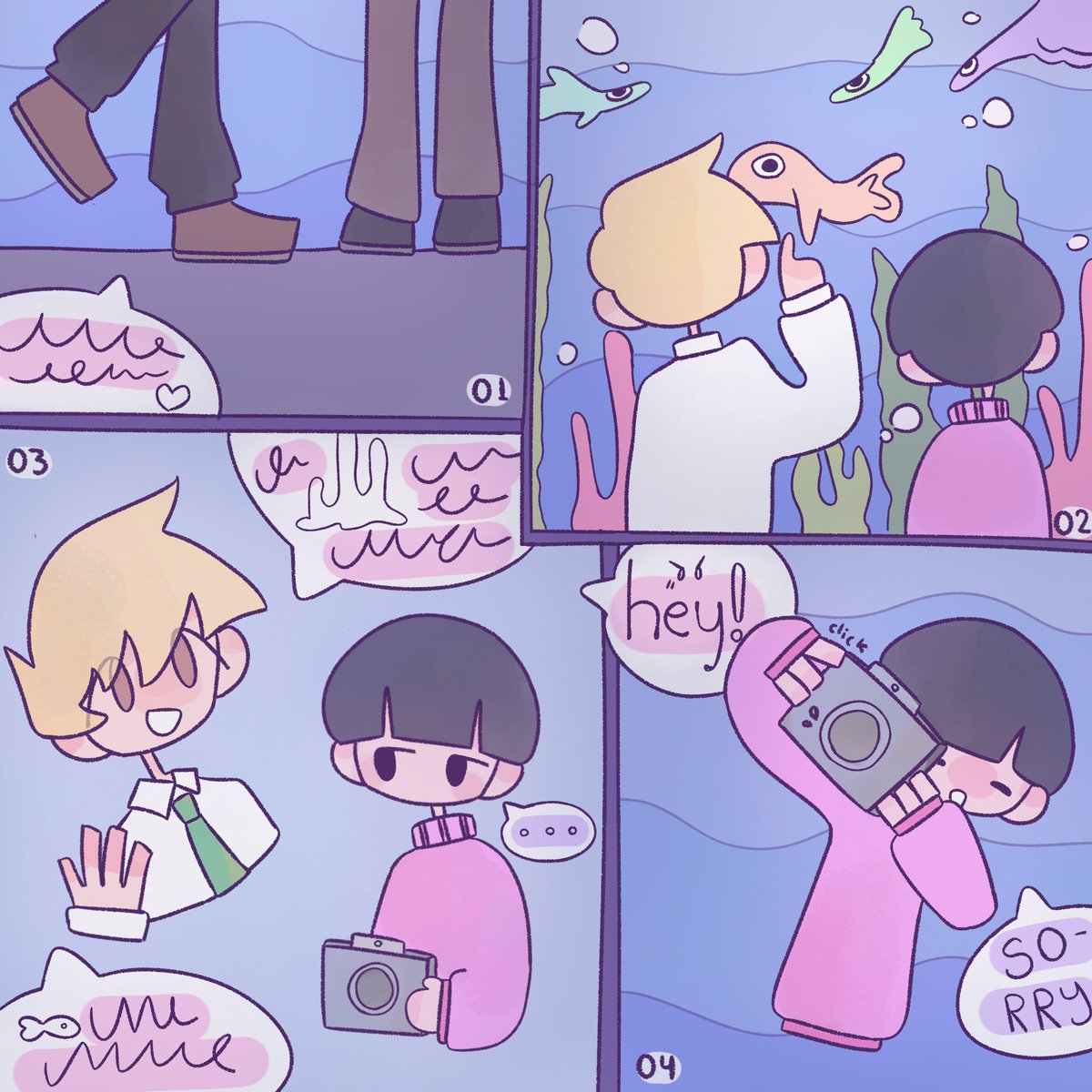 rightthoughtts's tweet photo. #reimob #霊モブ for @catbedon ... aquarium date... https://t.co/N8VvtKQOyZ