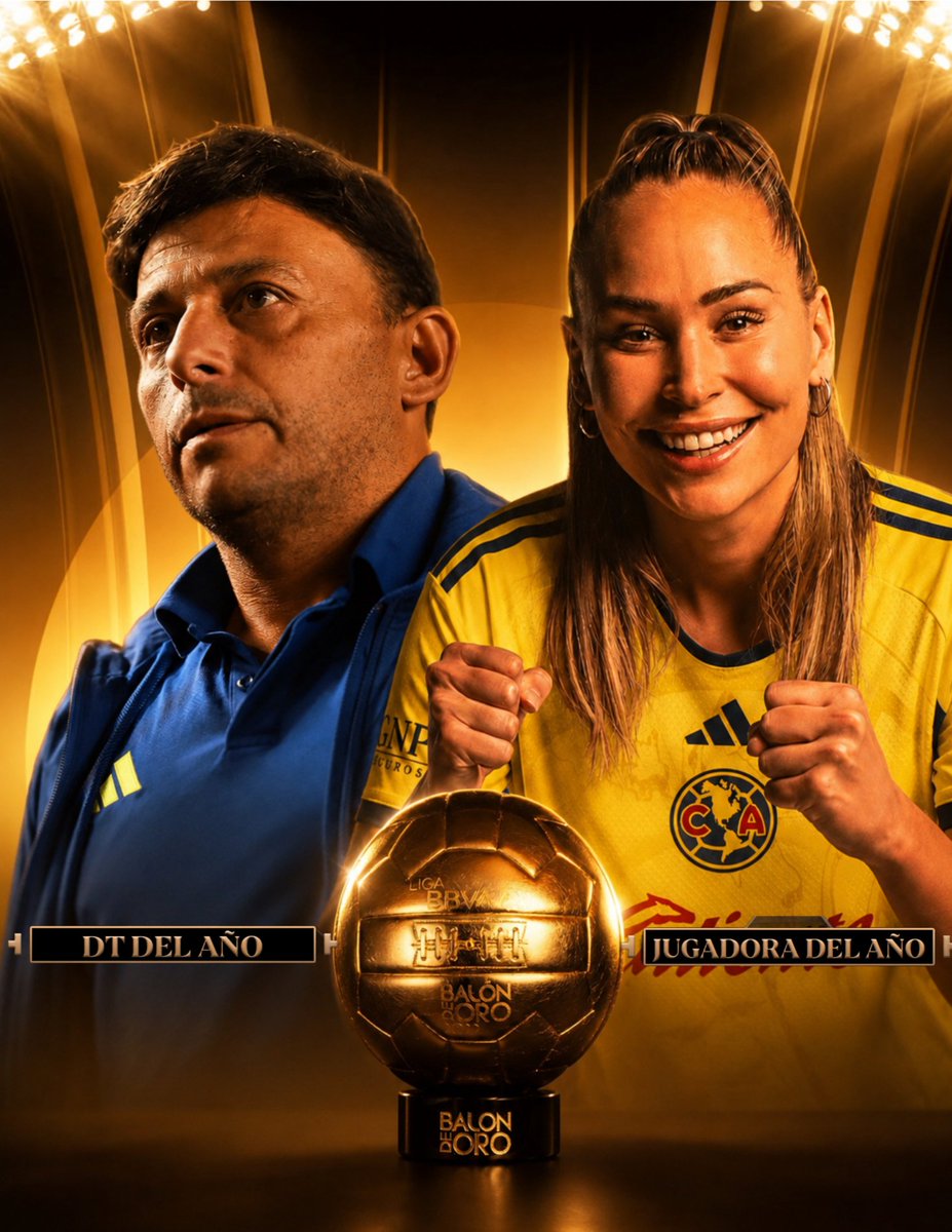 Giovann94164208's tweet photo. ℹ️ Irene Guerrero y Ángel Villacampa hacen historia al conquistar el Balón de Oro 2026: Irene como Jugadora del Año y Villacampa como Director Técnico del Año. 👏🏻🔥 https://t.co/T9JfYgHCFL