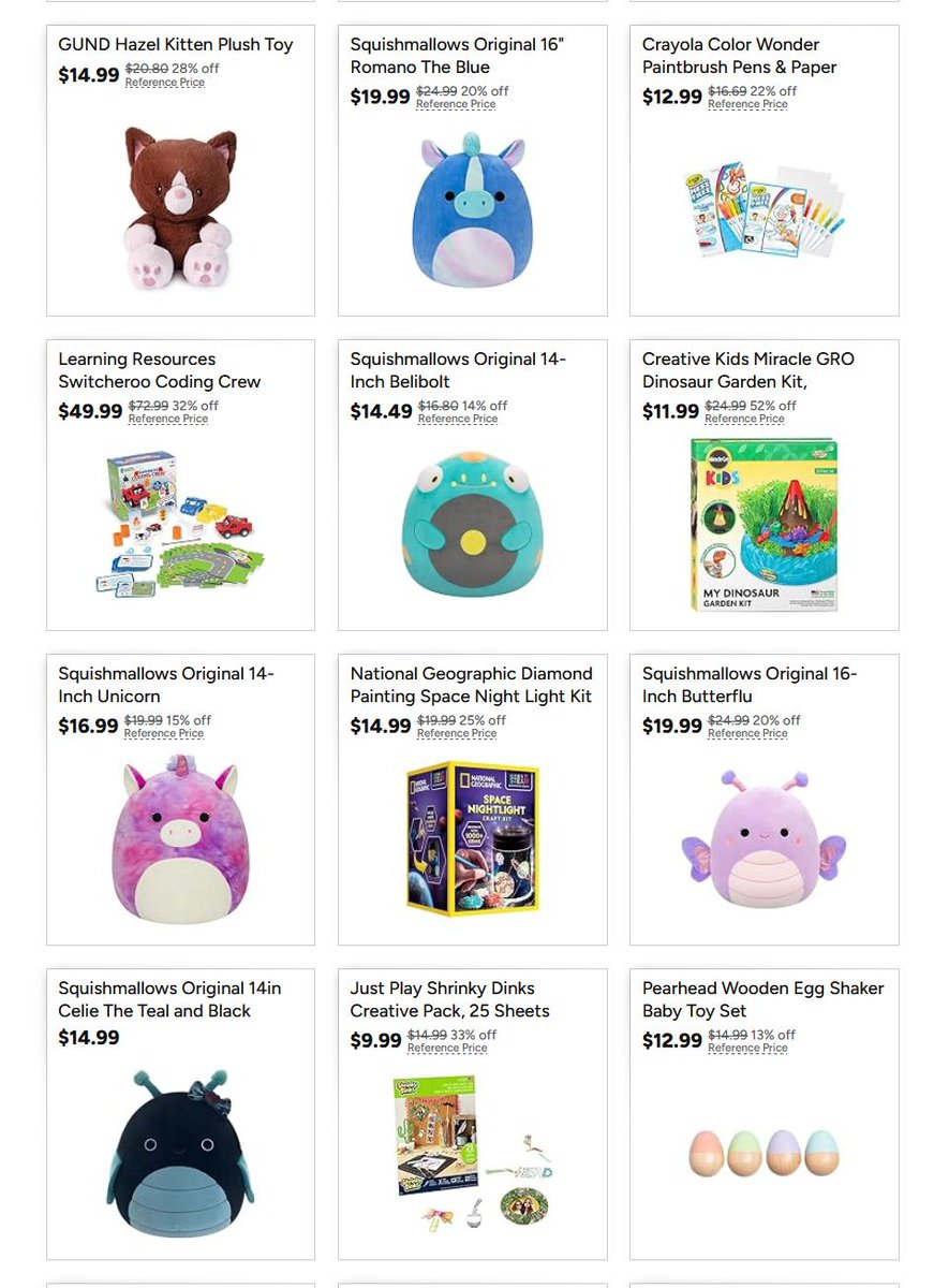 videogamedeals's tweet photo. Squishy, Sensory, and Learning Toys via Woot (Amazon Prime Eligible). #ad https://t.co/HpRygkVDhB

Spend $50 in this event, get an extra $10 off your order! Use code SQUISHTEN https://t.co/tmgtvODFMo