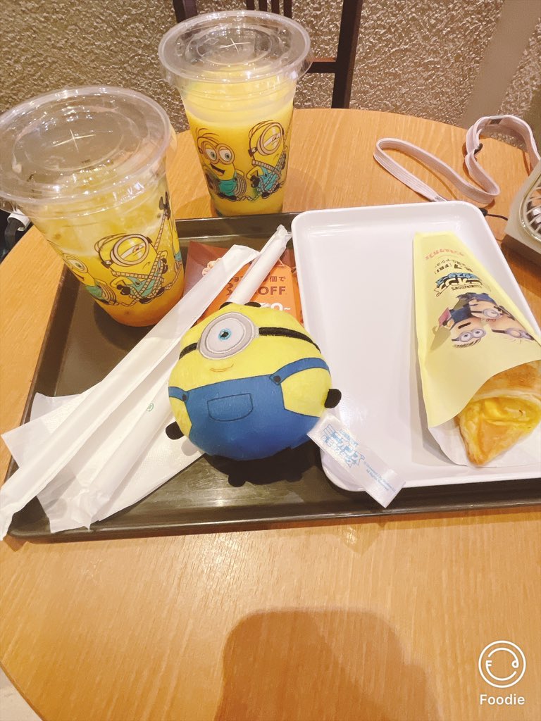 SaanyanCoco's tweet photo. #ミニオンズアンドモンスターズ
#ミニオンズとモンスターズみつけたキャンペーン
#ミニオン
#ジェームス
#ヘンリー
飯 https://t.co/ovrMBMtnH6