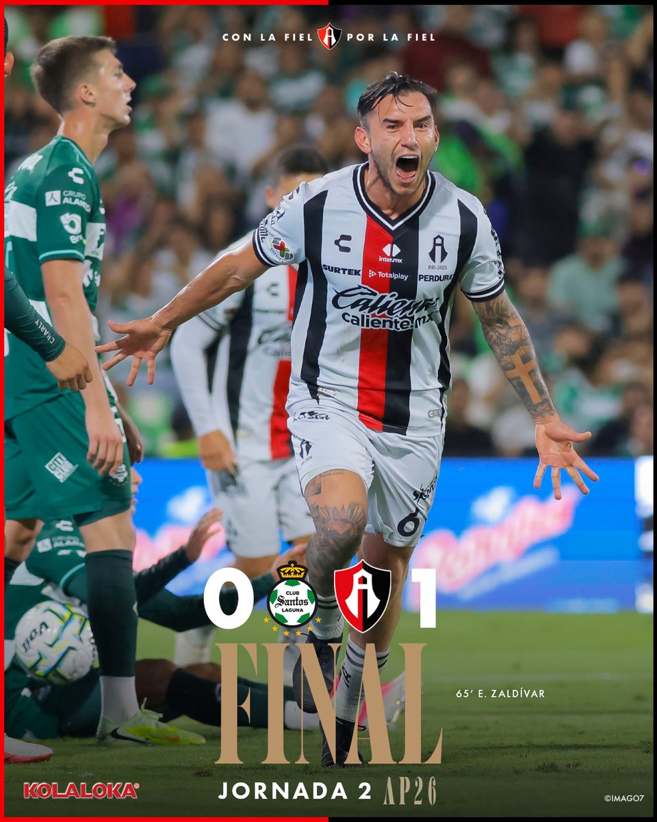 AtlasFC's tweet photo. Pégate al resultado con KolaLoka 👷🏼‍♂️

Nos llevamos TRES puntos del TSM. 3️⃣

Segundo triunfo del torneo ✅
Nueva victoria de visitante ✅
Gol de uno de nuestros Académicos ✅

Nos vemos el próximo sábado en el Jalisco 🏟️🫡

#ParaLaFielPorLaFielYConLaFiel https://t.co/TWcQDvO1uM