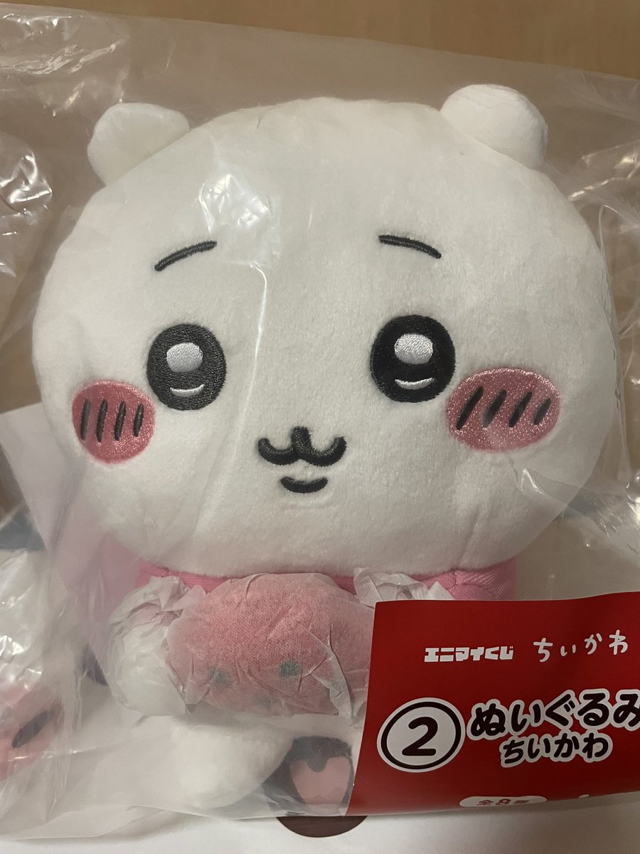 yuikawa0727's tweet photo. ちいかわエニマイくじ交換(再掲)
【譲】ちいかわぬいぐるみ
【求】ハチワレぬいぐるみ
地方在住のため、手渡しが難しいと思いますので、郵送にてお取引希望です。よろしくお願いします。 https://t.co/FdKB3k3z1n