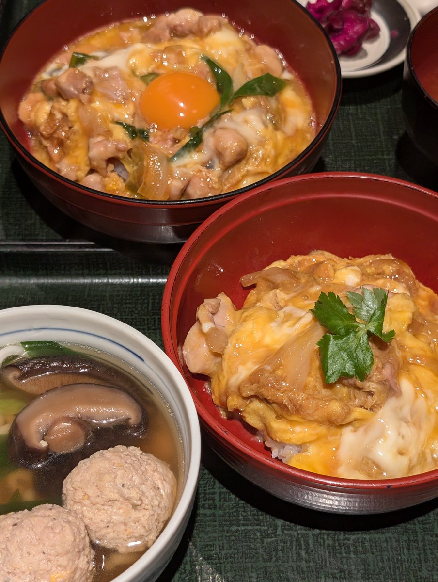 sleeeeeep_kun's tweet photo. ふんわり卵と軍鶏の親子丼🐓 https://t.co/YYixvaJkJN