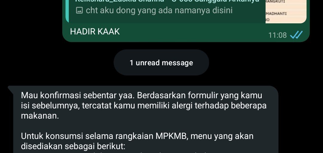 smothbomb's tweet photo. bahkan alergi makanan aja di konfirm ke masing" peserta buat konsum maksi🥹🥹🥹🥹🥹💕💕💕sayang bgt sm panitian mpkmb https://t.co/iINoO4c1Zk